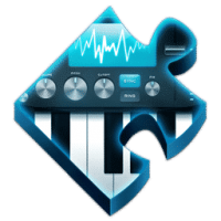 Logo van Syntorial, een tool om synthesizer te leren spelen.